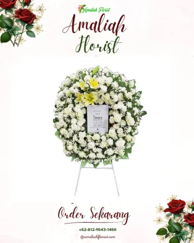 Krans Bunga Duka Cita di Sekarsari